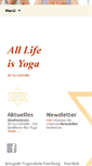 Mobile Screenshot of integrale-yoga-schule.de