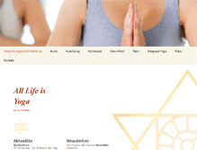Tablet Screenshot of integrale-yoga-schule.de